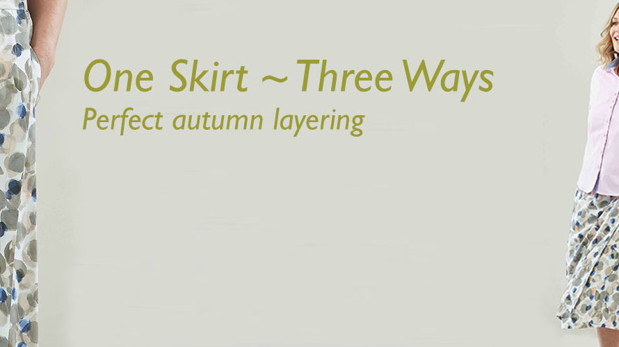 DANIELLE WRAP SKIRT ~ WORN THREE WAYS