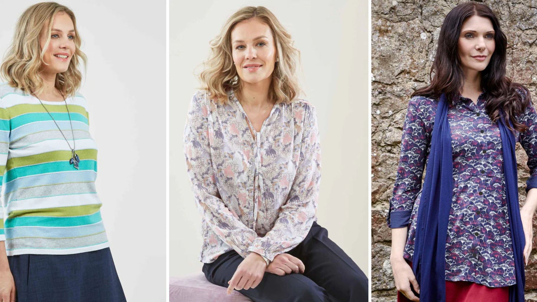 Tabatha Tee in five designs