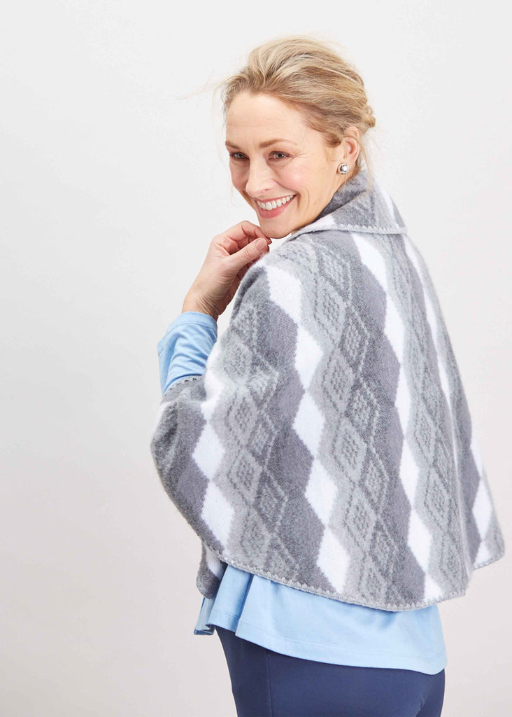 Lilly Luxury Cape - Charcoal