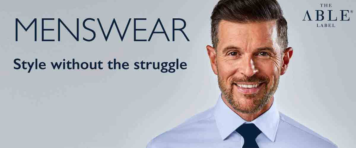 Menswear | The Able Label | Adaptive Clothing