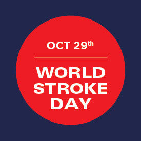World stroke day promotion logo