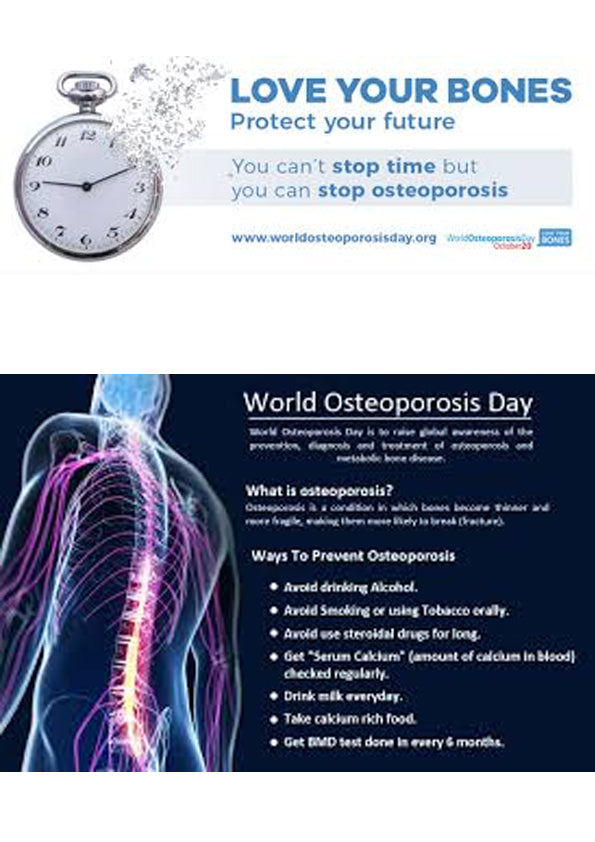 World Osteoporosis Day logo - Love your bones