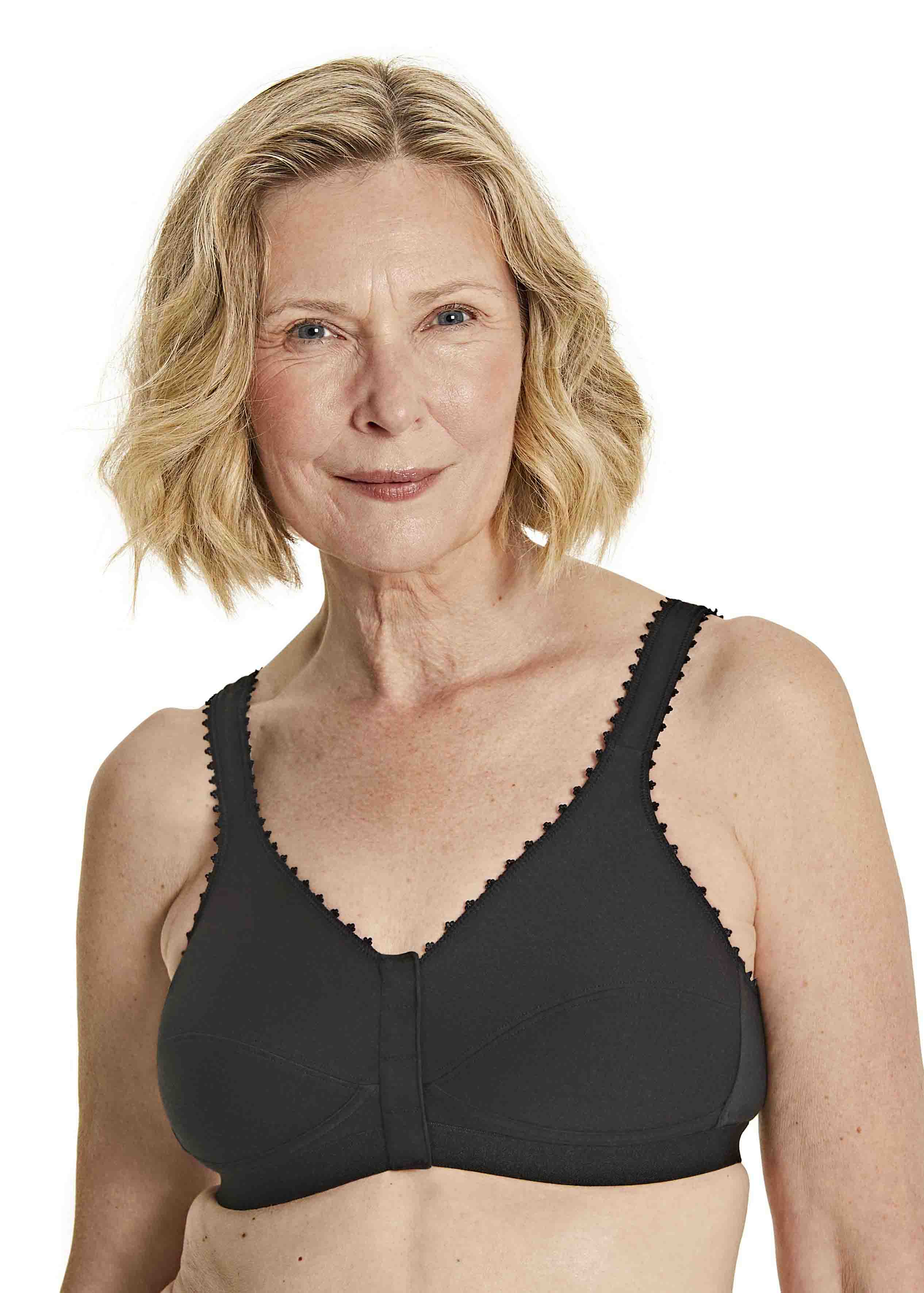 Front Fastening Bras for The Elderly Soft Cotton Comfortable
