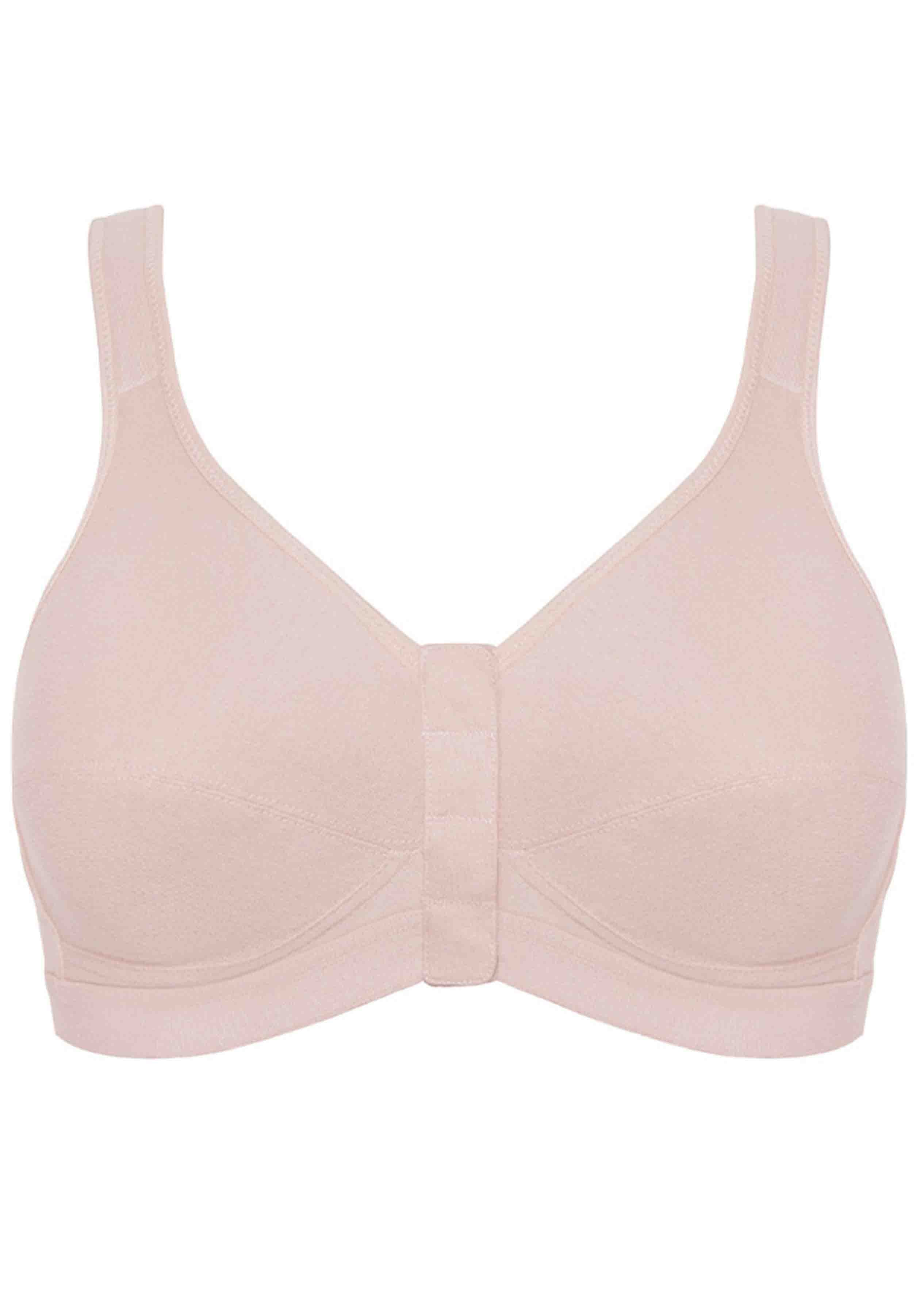 Ablebra Front Fasten Bra | Popper, White | 1010 Comfi Bra | The Able Label