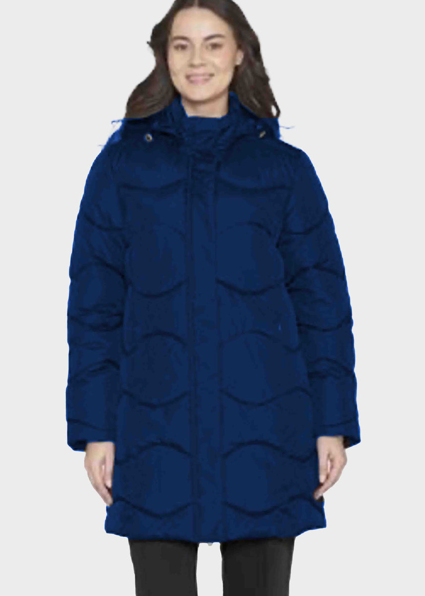 Primrose Puffa Coat | VELCRO® Brand Fastening Fastening | Blue Print ...