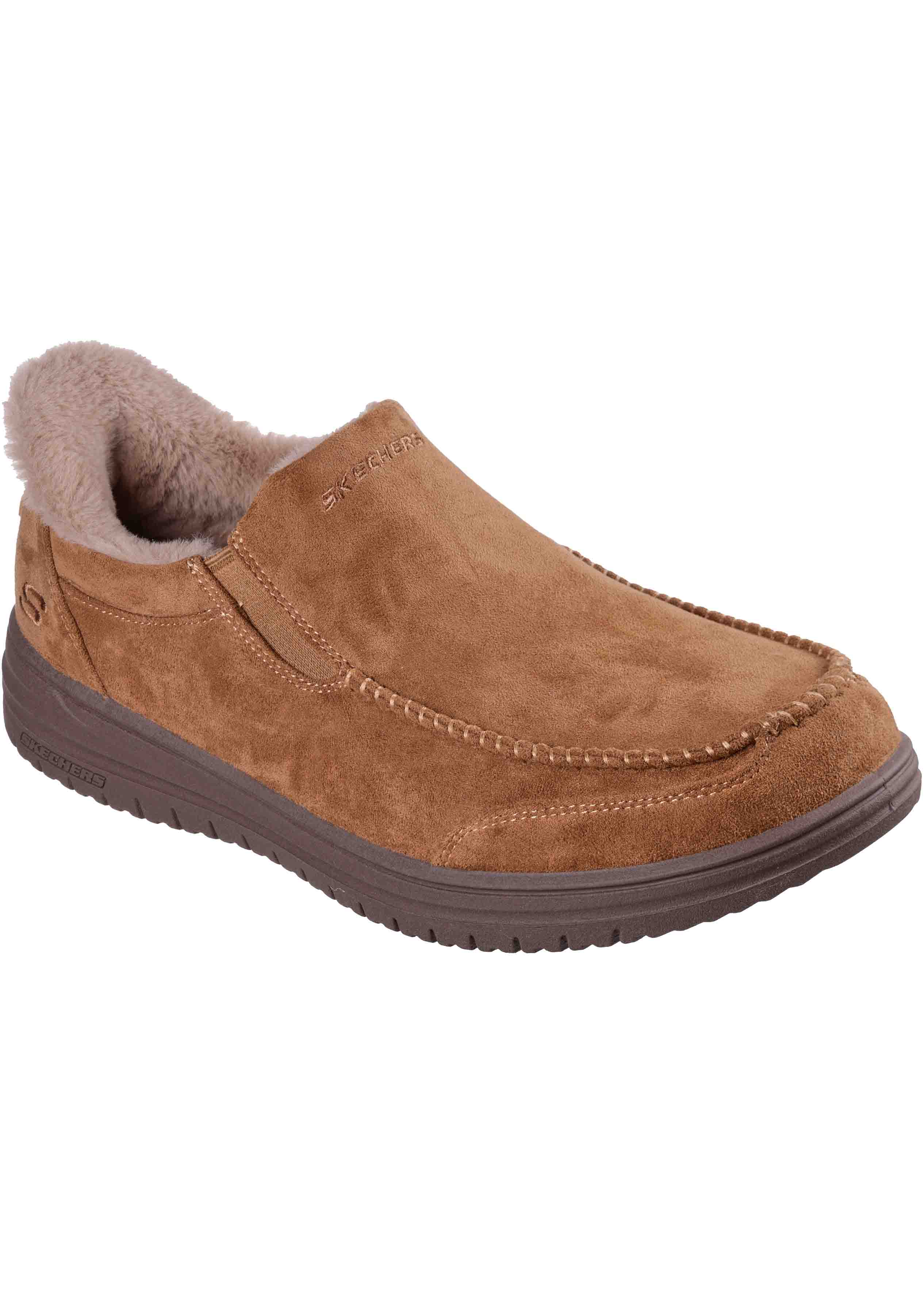 Hush Puppies | Arnold Slipper | Lined Full Back | Grip Sole | The