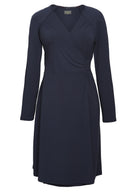 Su Jersey Wrap Dress - Shibori Navy