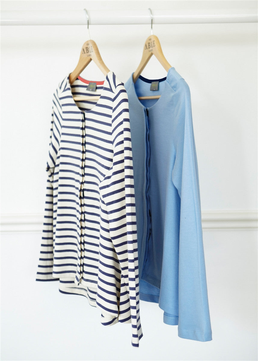 Stella Jersey Top - Seaspray