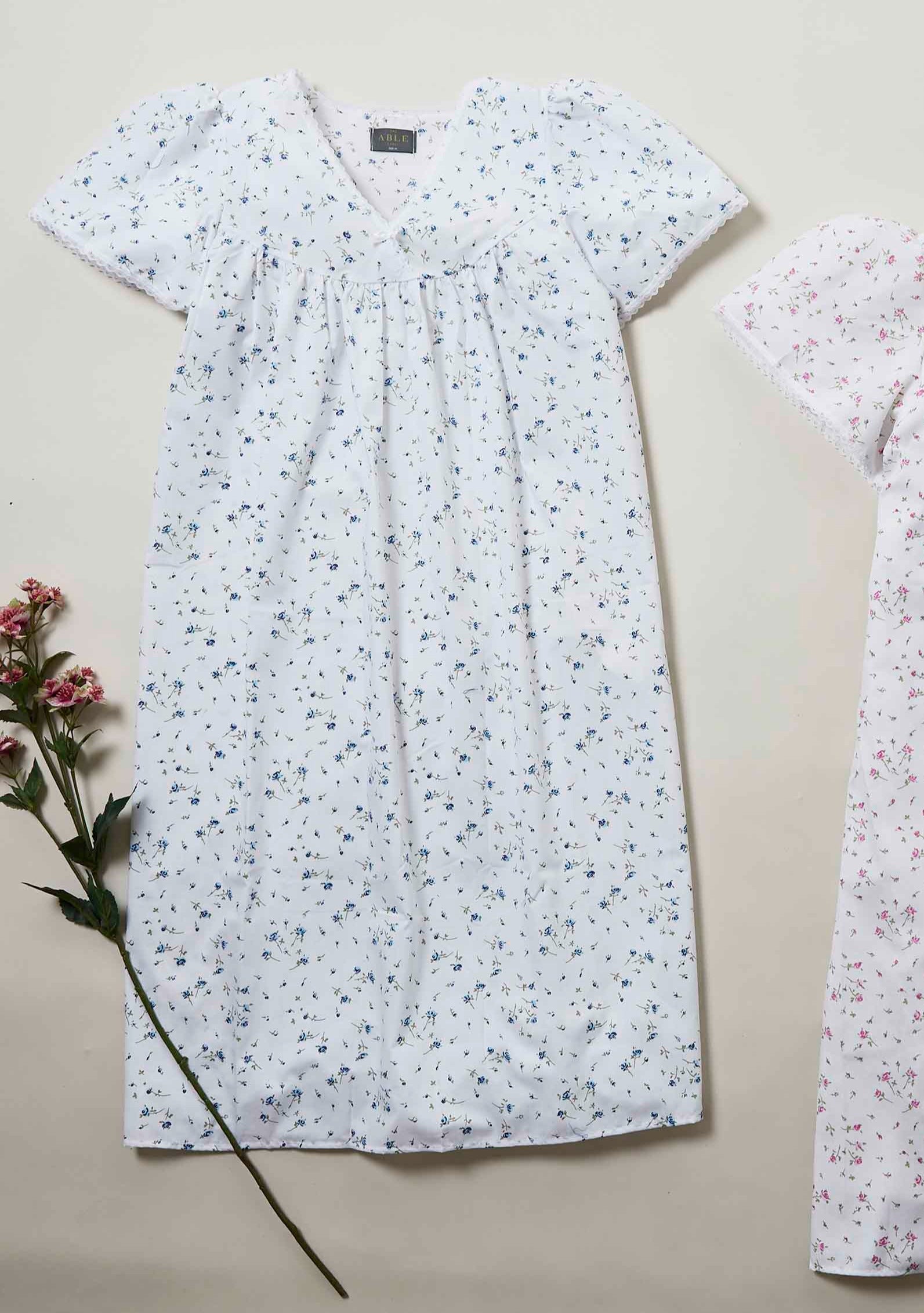 Back Opening Assisted Short Sleeve Nightdresses - The Able Label