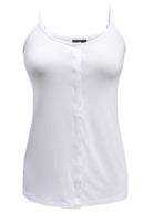 Maria Jersey Vest - Blossom White