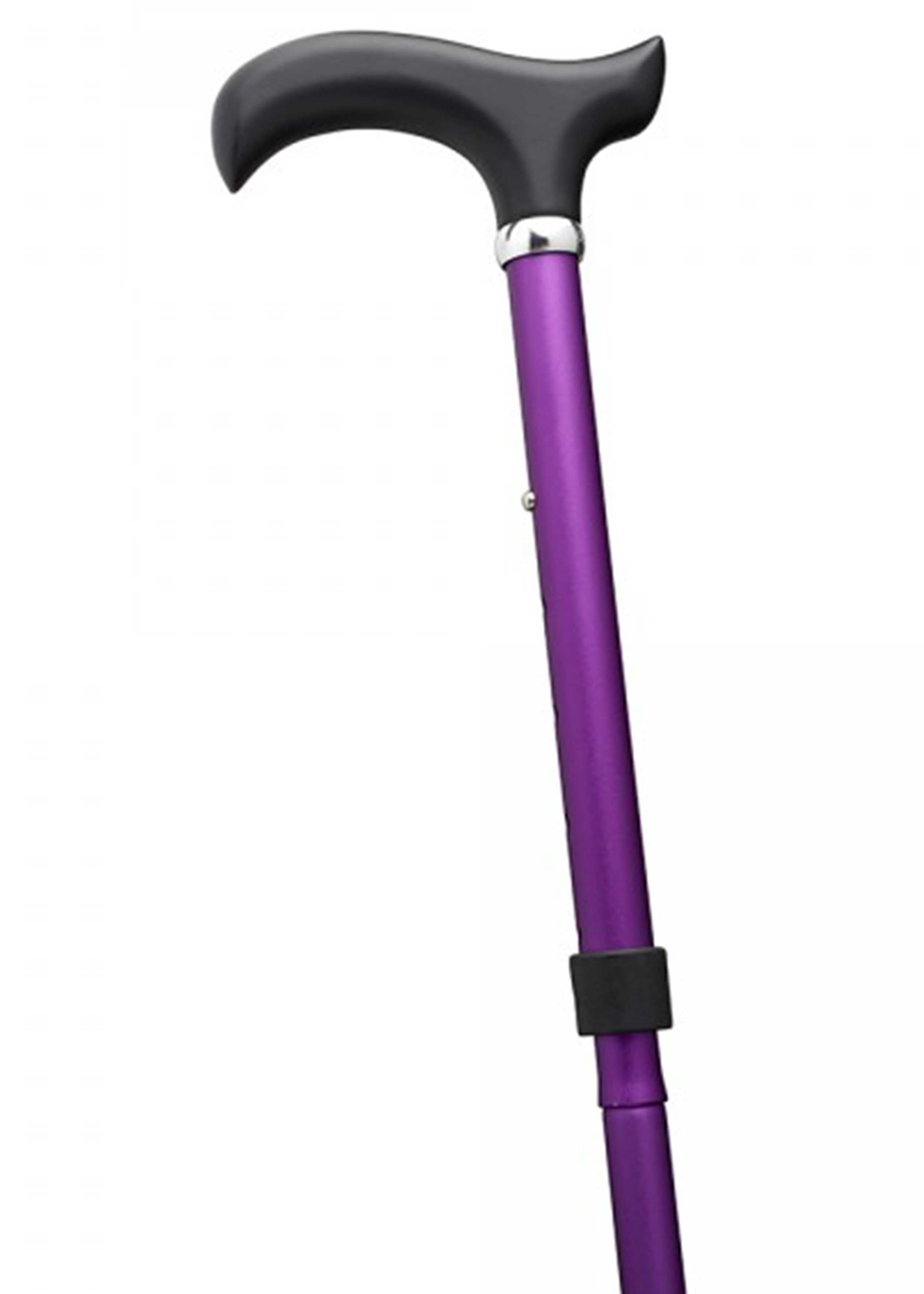 Adjustable Folding Mulberry coloured Walking Stick Gift Set - The Able Label