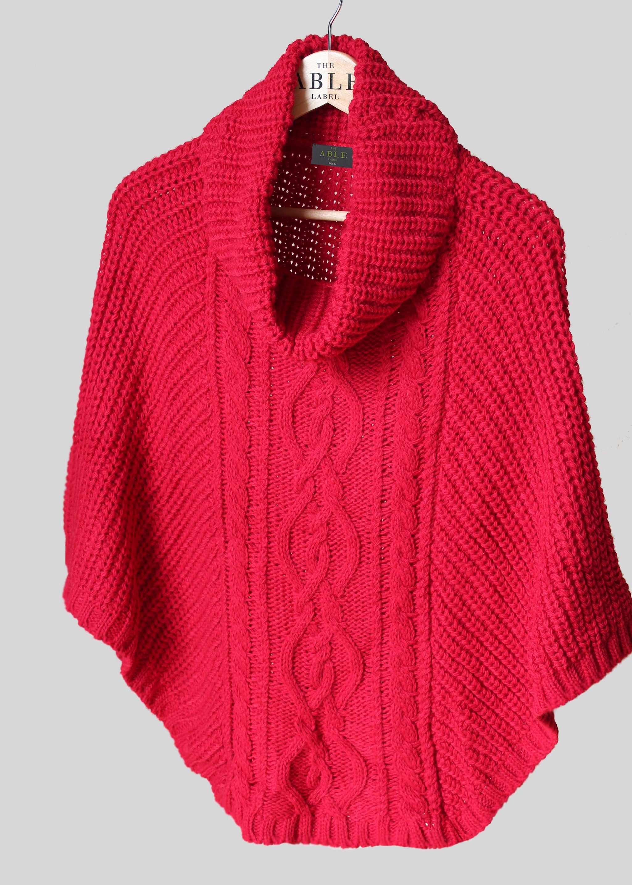 トップス Y's WOOL CABLE KNITTED WEARABLE PONCHO Ys WOOL CABLE KNITTED WEARABLE PONCHO - トップス低 価格 通販