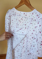 Jade Back Opening Assisted Short Sleeve Nightdresses Berry Life style - The Able Label